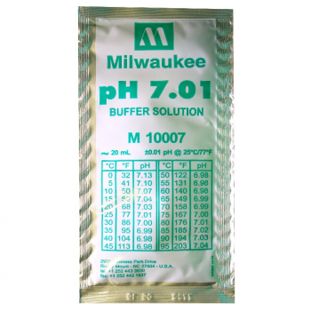 Калибровочный раствор 20мл Milwaukee pH 7.01 -
