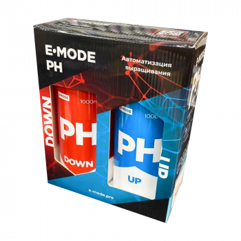 Комплект регуляторов pH E-mode set pH Up / pH Down 1 л -